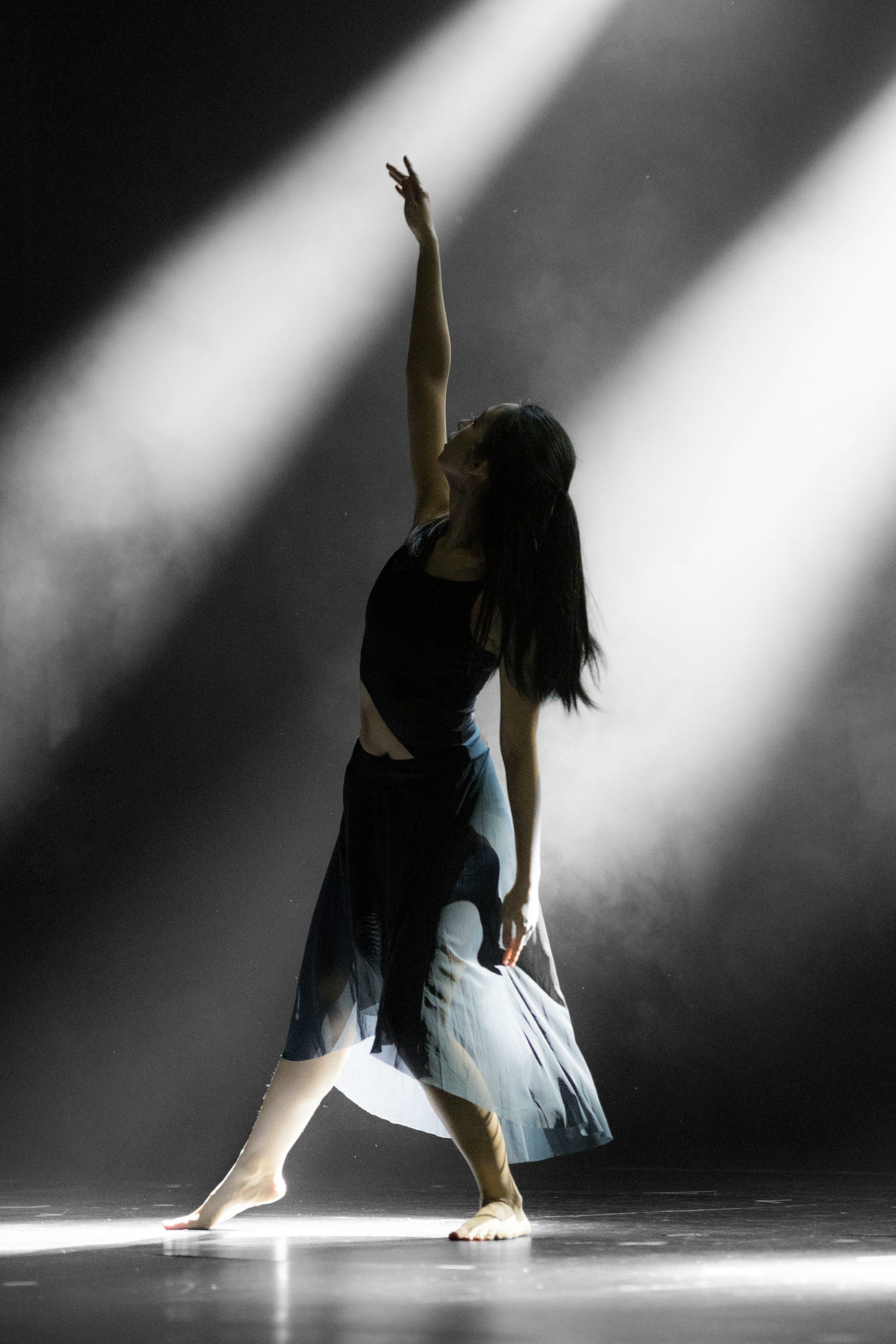 A private dance lesson in progress in a studio